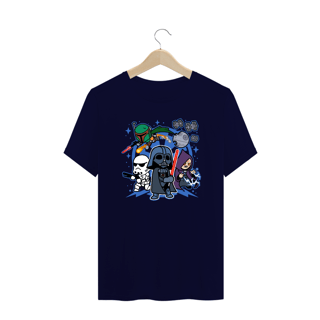 Nome do produto Camiseta Plus Size Darth Vader and Friends