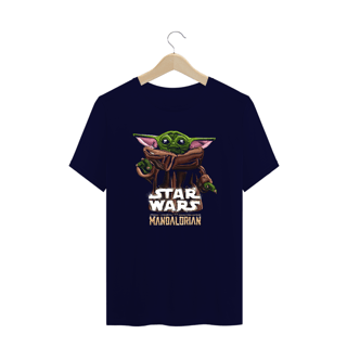 Nome do produto Camiseta Plus Size Baby Yoda Efeito Bordado