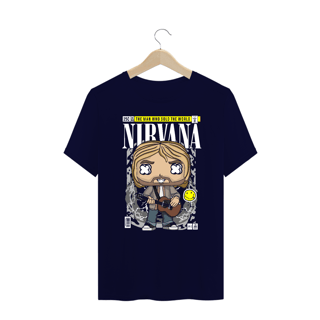 Nome do produto Camiseta Plus Size Nirvana Kurt Cobain Funko