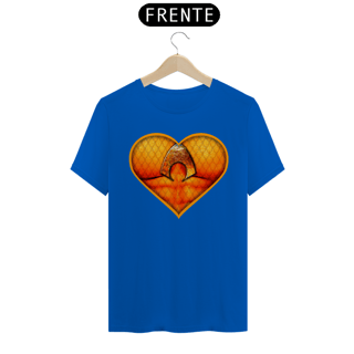 Nome do produto Camiseta Coração de Herói Aquaman