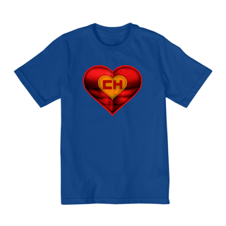 Nome do produto Camiseta Infantil (10 a 14) Coração de Herói Chapolin