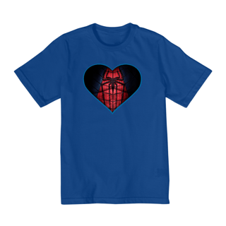 Nome do produto Camiseta Infantil (10 a 14) Coração de Herói Homem Aranha v1