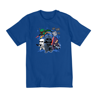 Nome do produto Camiseta Infantil (10 a 14) Darth Vader and Friends