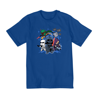 Nome do produto Camiseta Infantil (2 a 8) Darth Vader and Friends