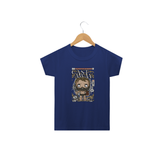 Nome do produto Camiseta Infantil Náufrago Cast Away Chuck Noland e Wilson