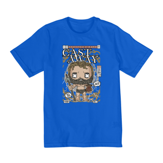 Nome do produto Camiseta Infantil (2 a 8) Náufrago Cast Away Chuck Noland e Wilson