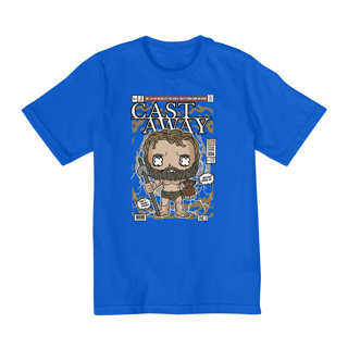 Nome do produto Camiseta Infantil (10 a 14) Náufrago Cast Away Chuck Noland e Wilson