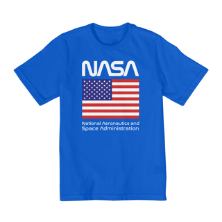 Nome do produto Camiseta Infantil (10 a 14) Nasa Bandeira Estados Unidos