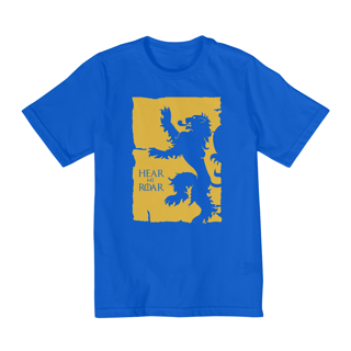 Nome do produto Camiseta Infantil (2 a 8) Game of Thrones Hear me Roar