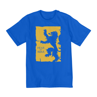 Nome do produto Camiseta Infantil (10 a 14) Game of Thrones Hear me Roar