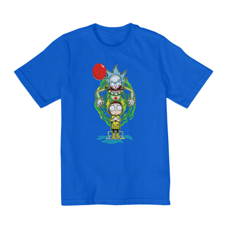 Nome do produto Camiseta Infantil (2 a 8) Rick and Morty Pennywise