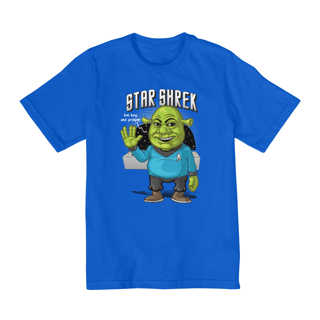 Nome do produto Camiseta Infantil (2 a 8) Shrek Star Trek