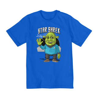Nome do produto Camiseta Infantil (10 a 14) Shrek Star Trek