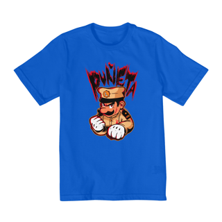 Nome do produto Camiseta Infantil (2 a 8) Mario Bros Punheta