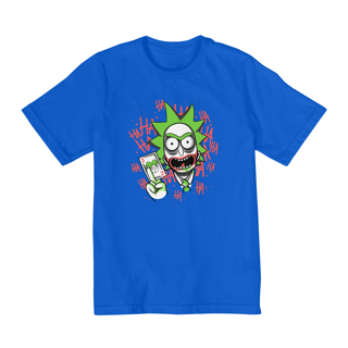 Nome do produto Camiseta Infantil (10 a 14) Rick and Morty The Joker