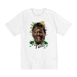 Nome do produto Camiseta Infantil (10 a 14) Pelé Eterno do Chaves