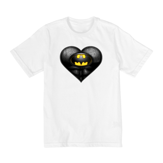 Nome do produto Camiseta Infantil (10 a 14) Coração de Herói Batman