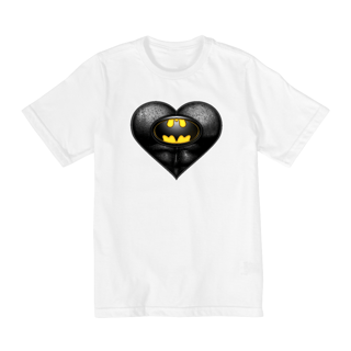 Nome do produto Camiseta Infantil (2 a 8) Coração de Herói Batman