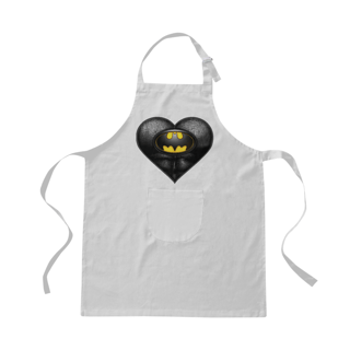 Nome do produto Avental Coração de Herói Batman