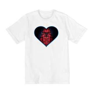 Nome do produto Camiseta Infantil (10 a 14) Coração de Herói Homem Aranha v1