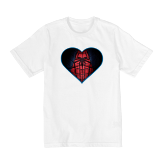Nome do produto Camiseta Infantil (2 a 8) Coração de Herói Homem Aranha v1