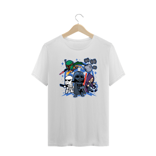 Nome do produto Camiseta Plus Size Darth Vader and Friends