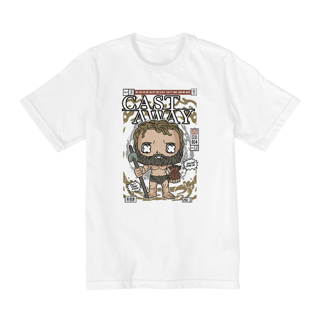 Nome do produto Camiseta Infantil (2 a 8) Náufrago Cast Away Chuck Noland e Wilson