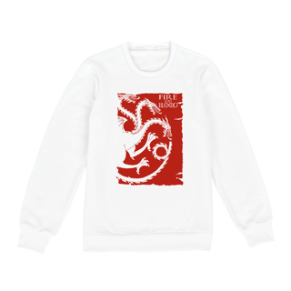 Nome do produto Moletom Unissex Game of Thrones Fire And Blood