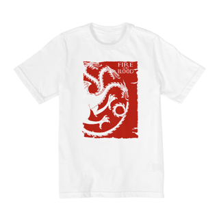 Nome do produto Camiseta Infantil (2 a 8) Game of Thrones Fire And Blood
