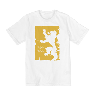 Nome do produto Camiseta Infantil (10 a 14) Game of Thrones Hear me Roar
