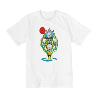 Nome do produto Camiseta Infantil (2 a 8) Rick and Morty Pennywise