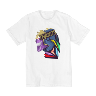 Nome do produto Camiseta Infantil (10 a 14) Thanos Face 3D