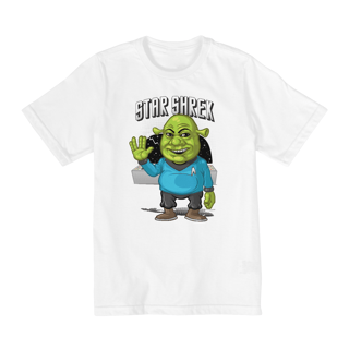 Nome do produto Camiseta Infantil (10 a 14) Shrek Star Trek