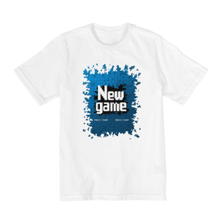 Nome do produto Camiseta Infantil (2 a 8) New Game Start