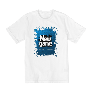 Nome do produto Camiseta Infantil (10 a 14) New Game Start