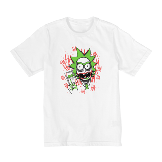 Nome do produto Camiseta Infantil (10 a 14) Rick and Morty The Joker