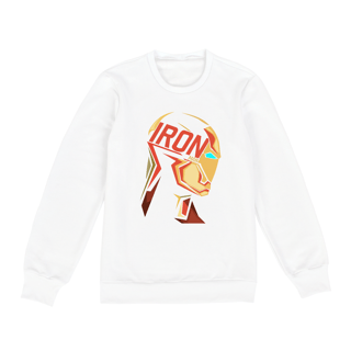 Nome do produto Moletom Unissex Iron Man Face 3D