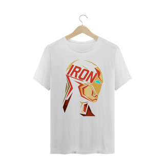 Nome do produto Camiseta Plus Size Iron Man Face 3D