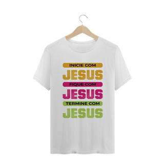 Nome do produto Camiseta Plus Size Jesus do Inicio ao Fim