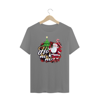 Nome do produto Camiseta Plus Size Natal Papai Noel Ho Ho Ho