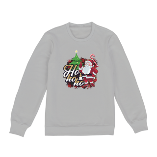 Nome do produto Moletom Unissex Natal Papai Noel Ho Ho Ho
