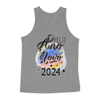 Nome do produto Regata Ano Novo Aquarela 2024