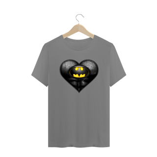Nome do produto Camiseta Plus Size Coração de Herói Batman