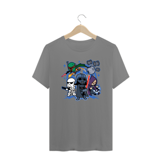 Nome do produto Camiseta Plus Size Darth Vader and Friends