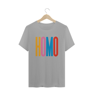 Nome do produto Camiseta Plus Size Homo Pride Homosexual LGBTQ