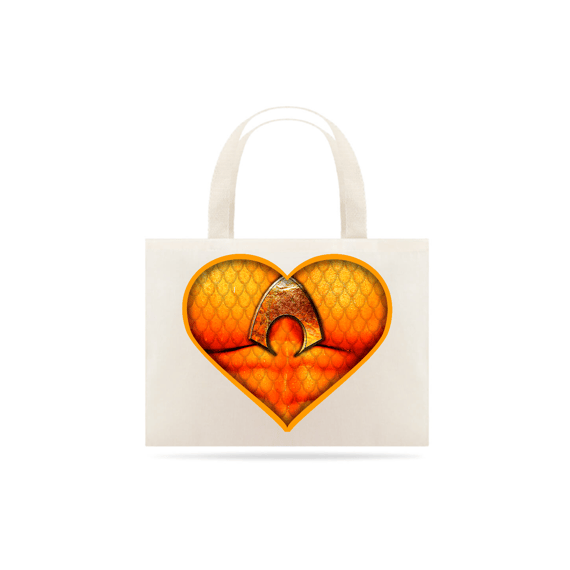 Eco Bag Coração de Herói Aquaman