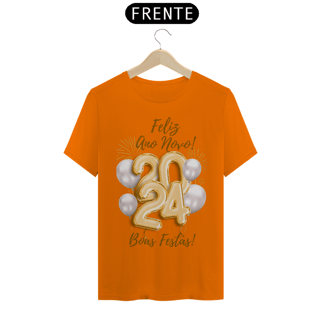 Nome do produto Camiseta Ano Novo 2024 Balão Festivo