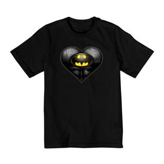 Nome do produto Camiseta Infantil (10 a 14) Coração de Herói Batman