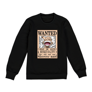 Nome do produto Moletom Unissex One Piece Procurado Luffy