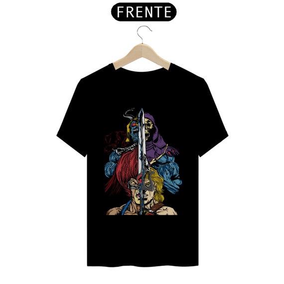 Camiseta Thundercats e He-Man